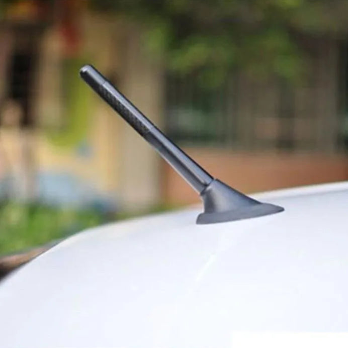 Short Stubby Black Carbon Fibre Bee Sting Aerial 12cm 5 inch 5" Antenna Ariel