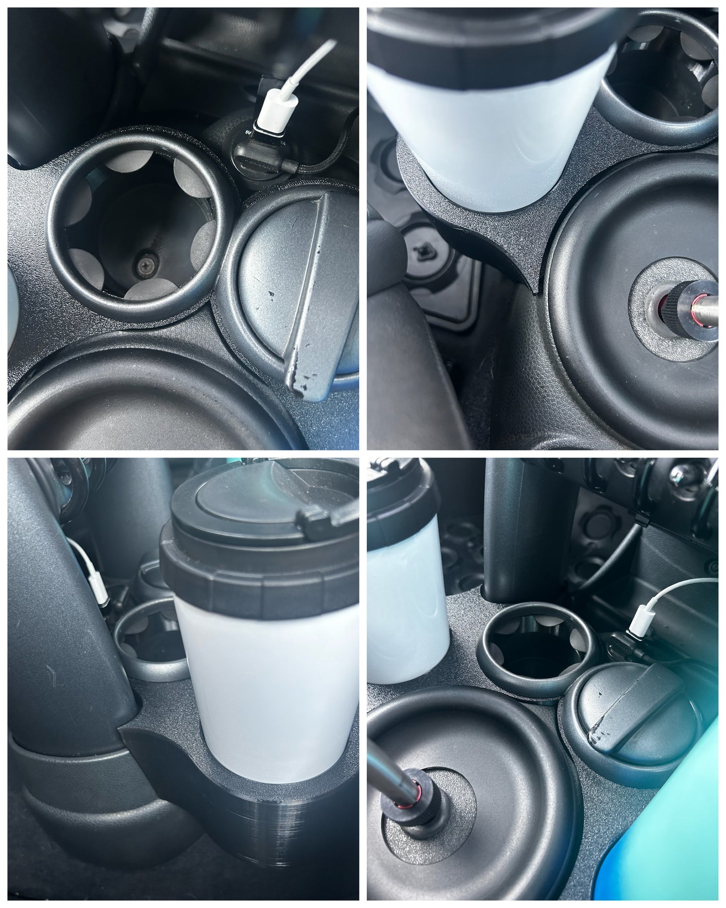 Mini Cooper Double Cup Holders R50 R52 R53 JCW S Works