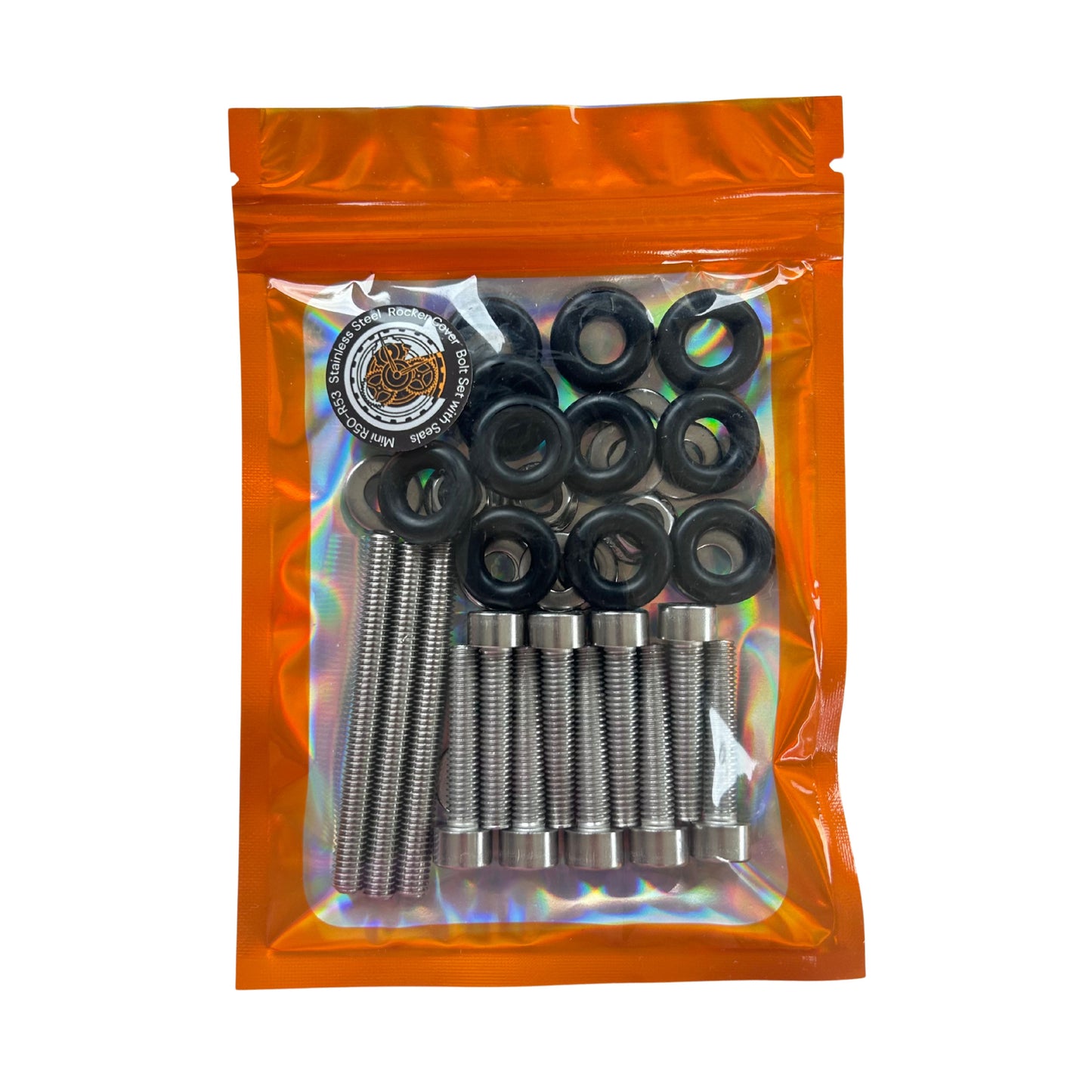 Mini R50 | R52 | R53 | W11B16A | Stainless Steel Rocker Cover Bolt Set and Seals