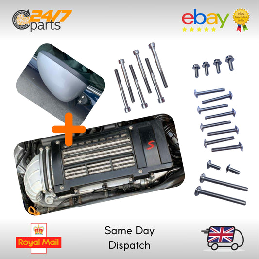 Mini Cooper S R52 | R53 | Stainless Steel Intercooler & Wing Mirror Bolt Bundle