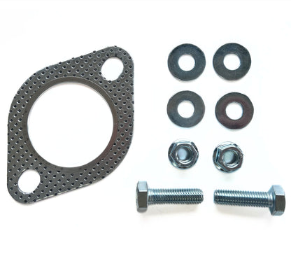 2.16" Inch 55mm Exhaust Flange Gasket & Bolt Kit Set