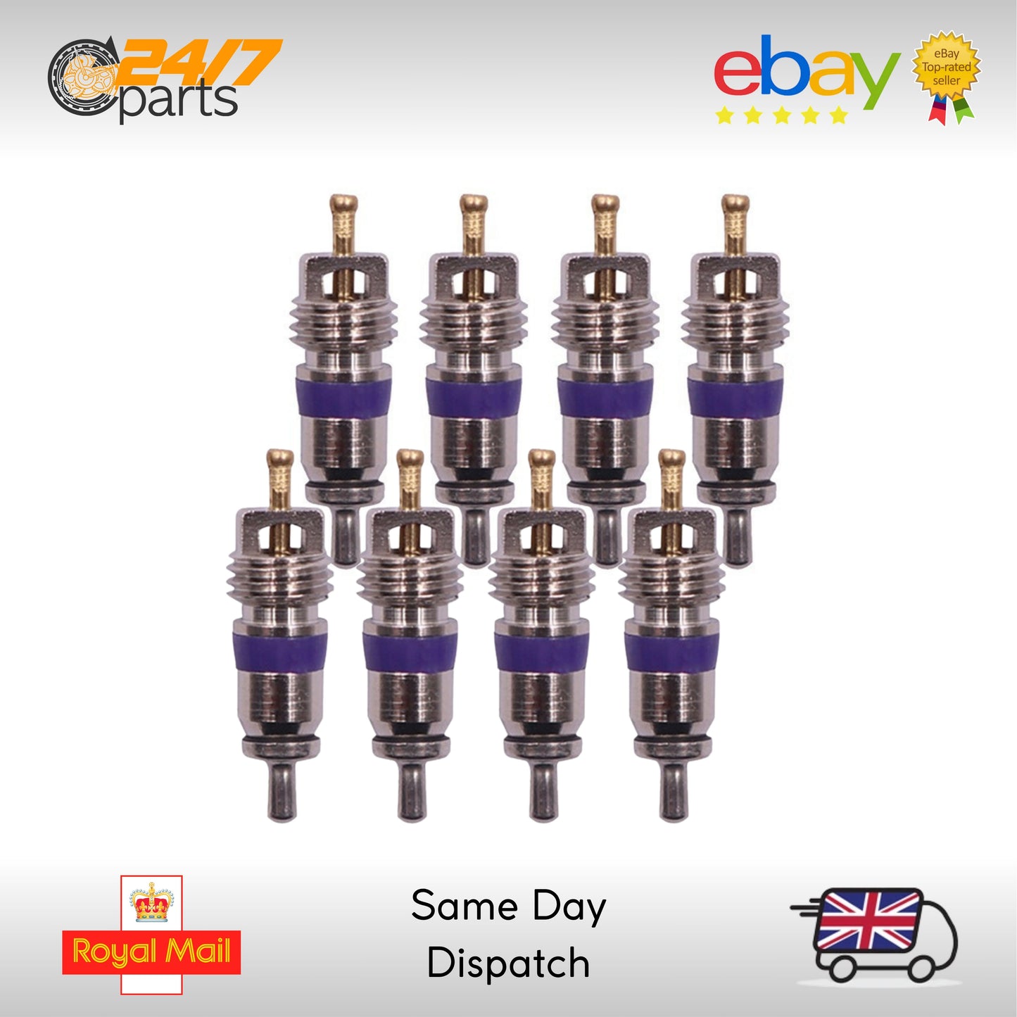 8x Car Air Conditioning R134a Valve Core for Mercedes Benz M8 AC