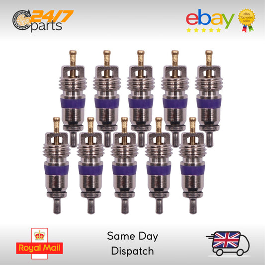 10x Car Air Conditioning R134a Valve Core for VW Audi Seat Skoda M8 AC