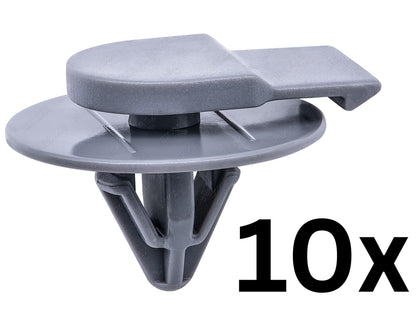 10x Grey Wheel Arch Trim Clips for Mini Gen 2 R55 R56 R57 R58 R59 Cooper S JCW