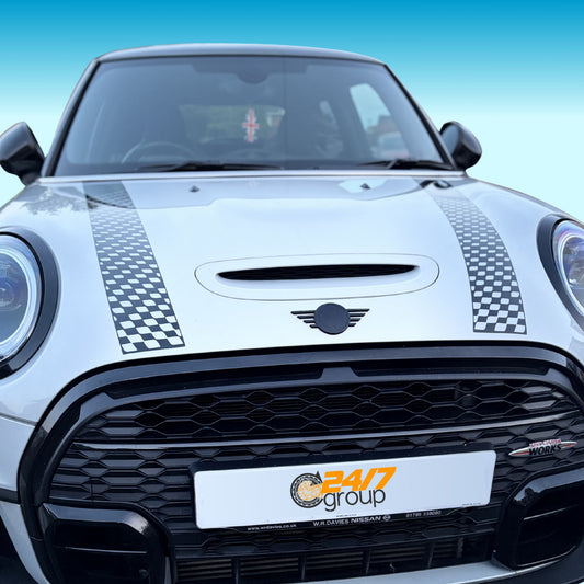 Bonnet Stripes Fits MINI Cooper F55 F56 F57 One S JCW Hood Decals Vinyl Graphics