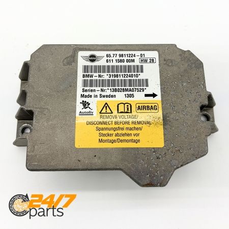 2010-2016 MINI Countryman R60 Airbag ECU Control Module Unit SRS Used 9811224