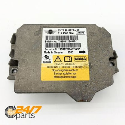 2010-2016 MINI Countryman R60 Airbag ECU Control Module Unit SRS Used 9811224