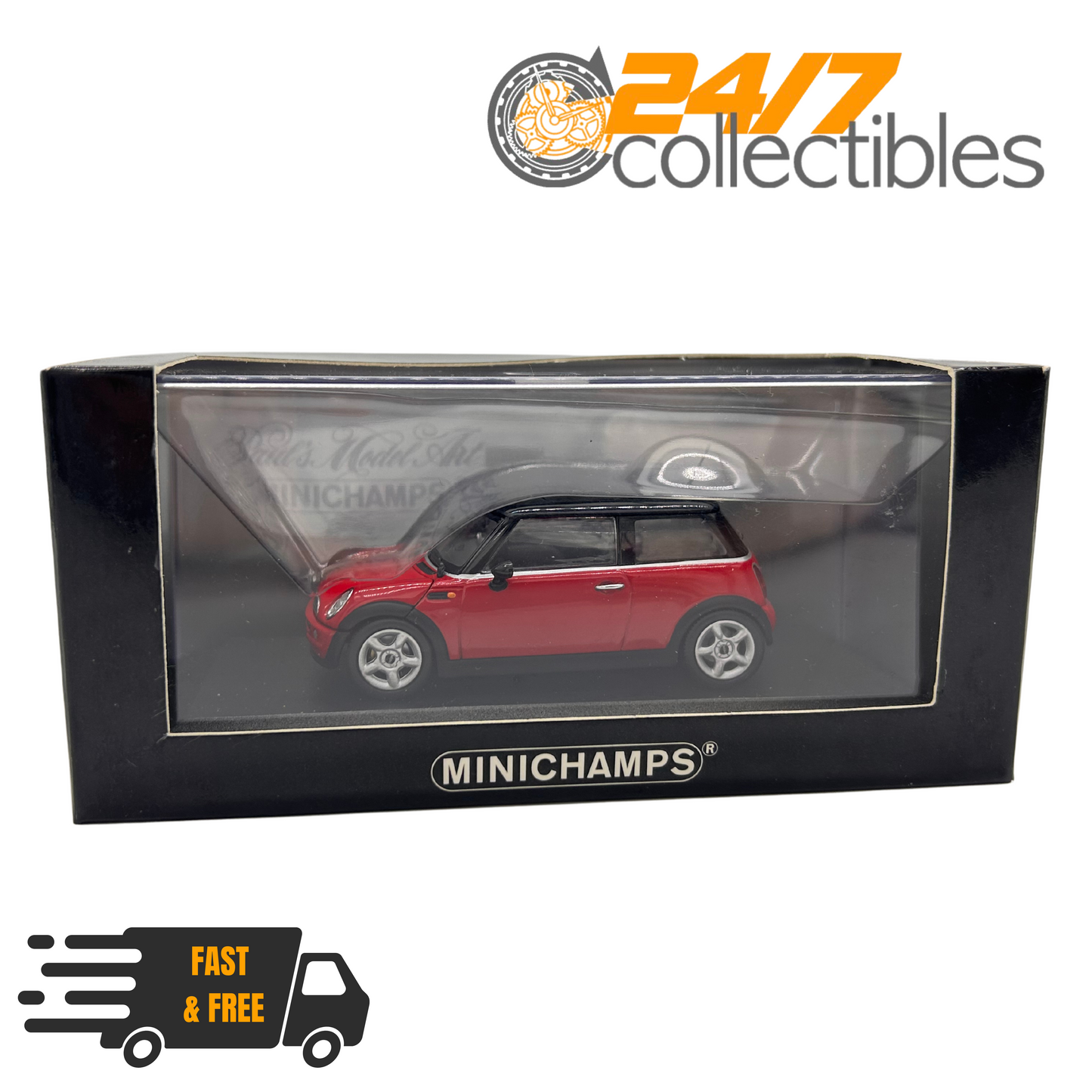 Minichamps 1/43 Scale 2002 Mini Cooper R50 Chili Red