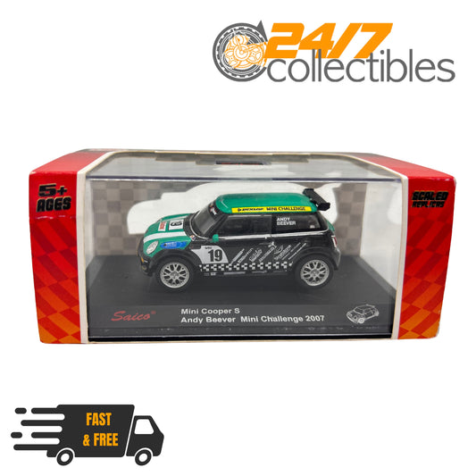 Saico 1/43 Scale Mini Challenge 2007 Cooper S R56 Andy Beever