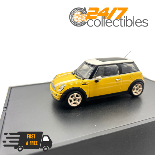 Minichamps 1/43 Scale 2001 Mini Cooper R50 Liquid Yellow Dealer Model