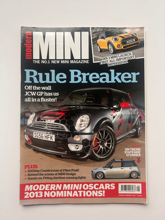 Modern MINI Magazines 2014 R50 R52 R53 R55 R56 R57 R58 R59 R60 R61 S JCW Works