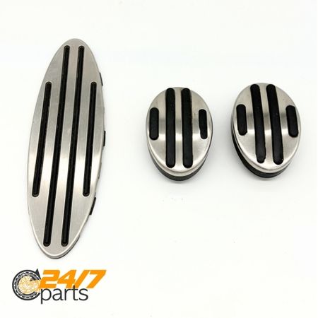MINI Cooper Brake Clutch Pedal Cover Pad Set R53 R56 R57 R60 F56 OEM 35206758751