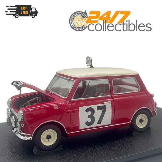 Kyosho 1/18 Scale Morris Mini Cooper S 1964 Monte Carlo #37 Paddy Hopkirk 08102A