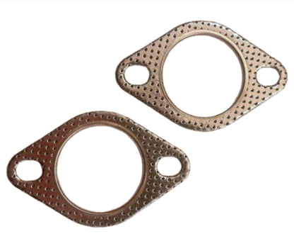 2 x 2.0" Inch 51mm Exhaust Gasket with Fire Ring | HIGH QUALITY | 2 Bolt Hole