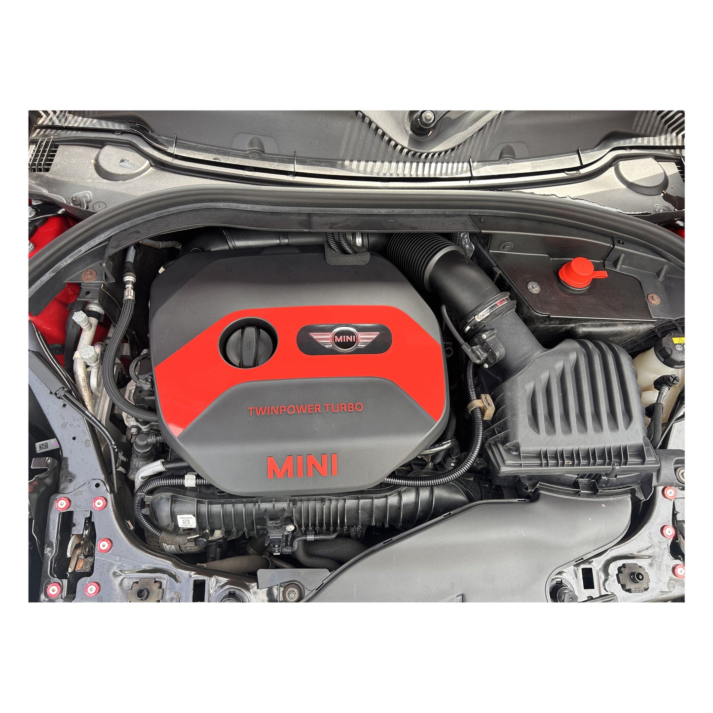Mini Engine Cover Decals for Pre-LCI B38 B48 Cooper S JCW F54 F55 F56 F57 F60