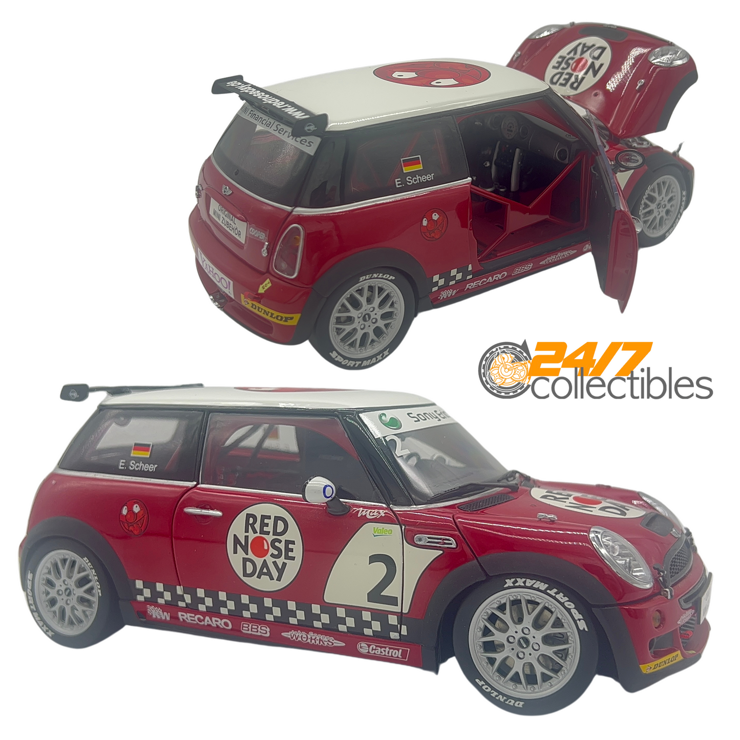 Kyosho 1/18 Scale Mini John Cooper Challenge R53 S Model RARE XMAS Gift