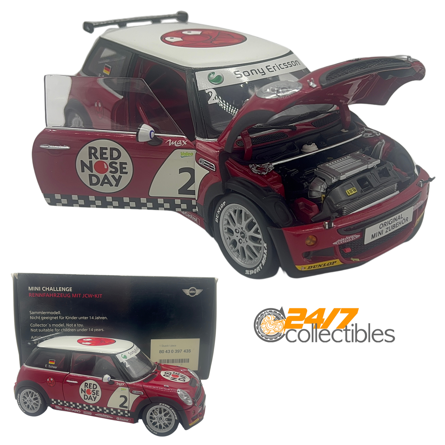 Kyosho 1/18 Scale Mini John Cooper Challenge R53 S Model RARE XMAS Gift