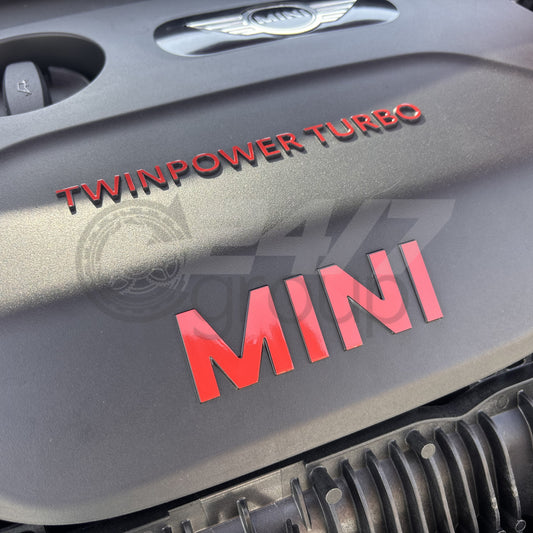 Mini Engine Cover Decals for Pre-LCI B38 B48 Cooper S JCW F54 F55 F56 F57 F60