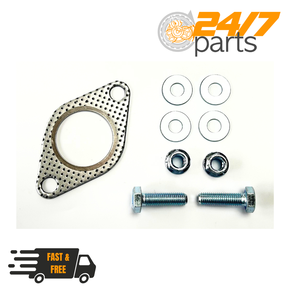 1.75" Inch 45mm Exhaust Flange Gasket & Bolt Kit Set