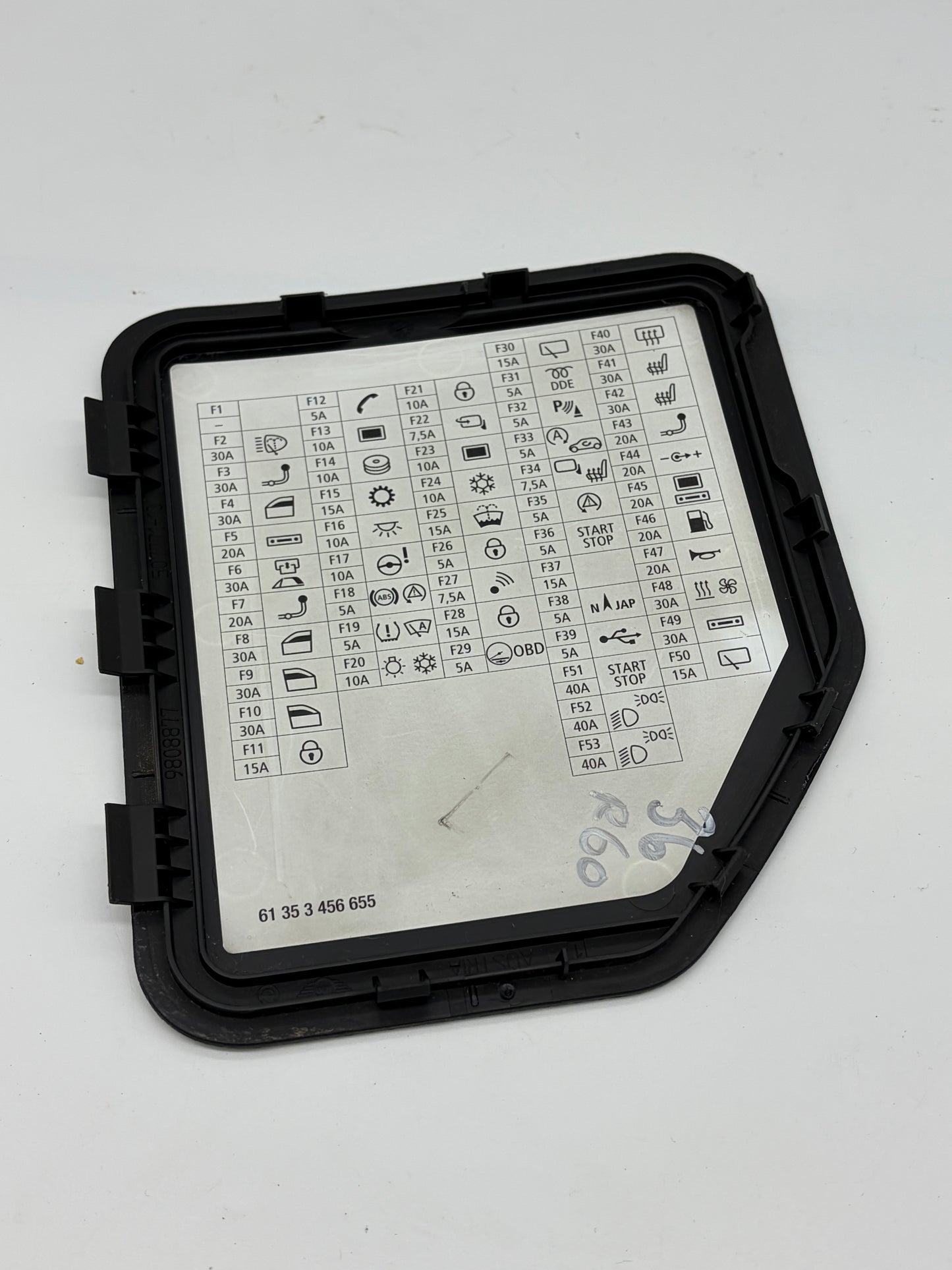 Genuine MINI Footwell Fuse Box Cover Panel Trim Lid R56 R55 R60 R61 3456655 OEM