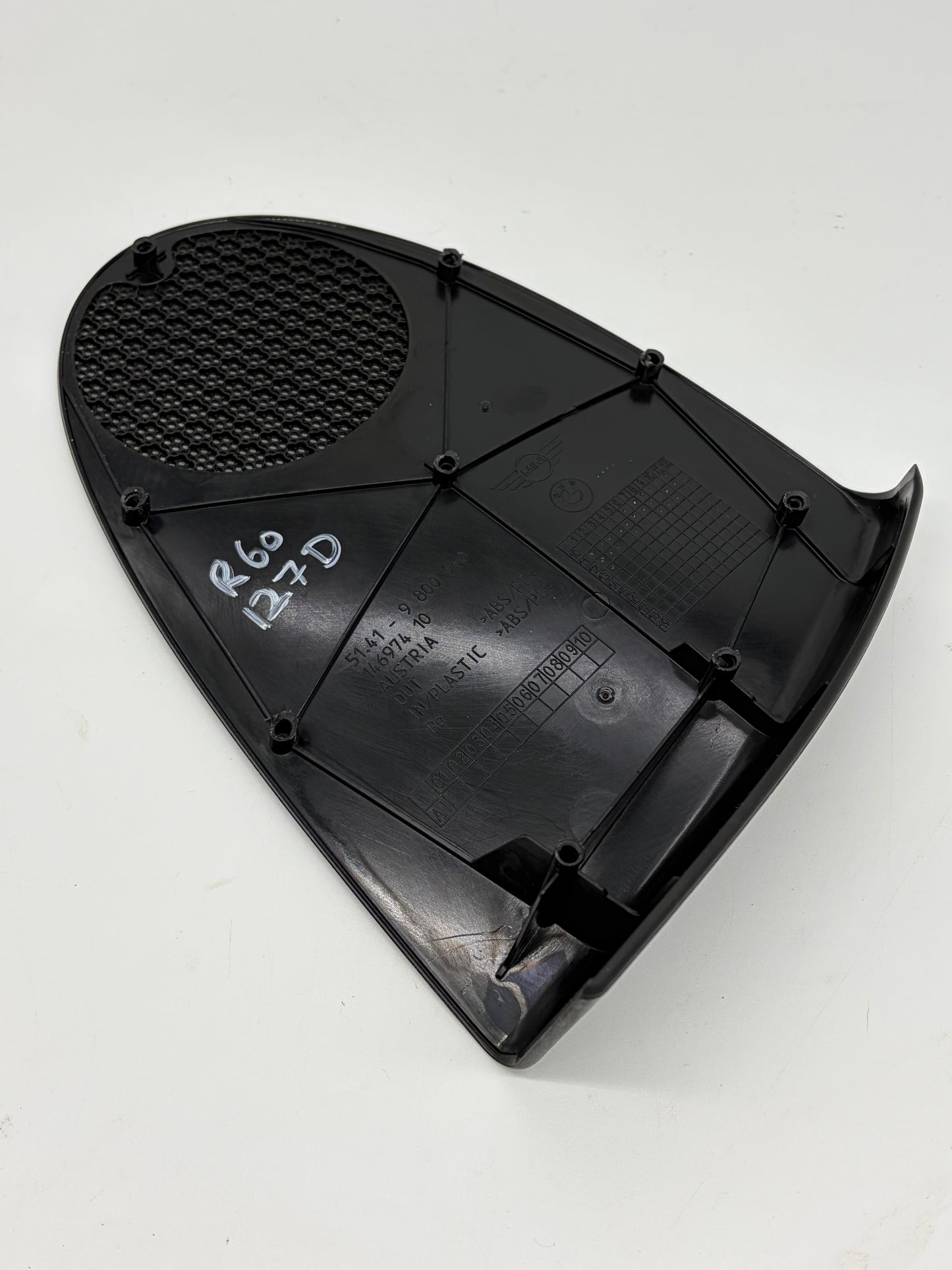 Mini Cooper Countryman R60 Front Right Driver Door Speaker Grille Cover 9800960