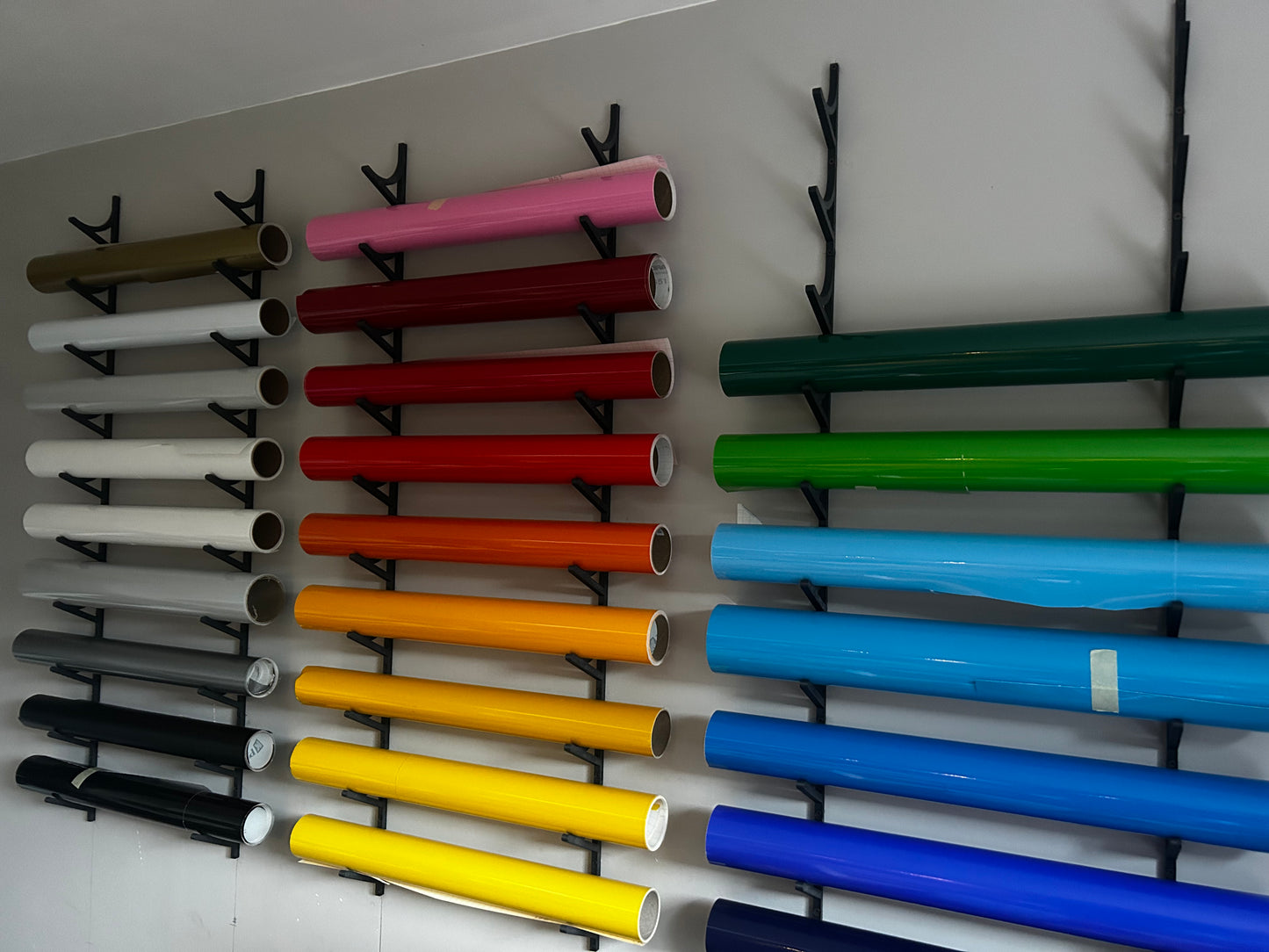 Vinyl Organiser Wall Mounted Brackets