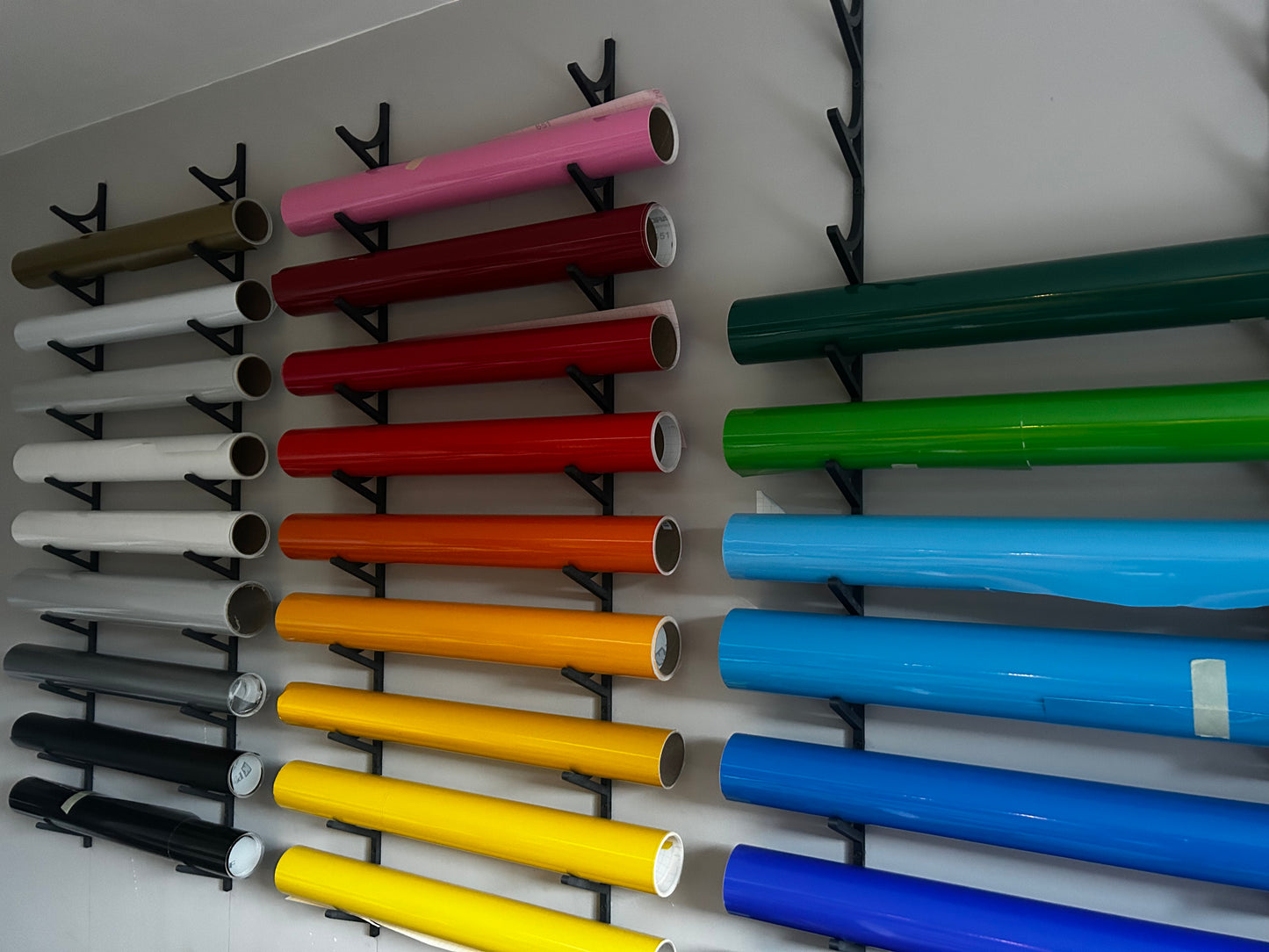 Vinyl Organiser Wall Mounted Brackets