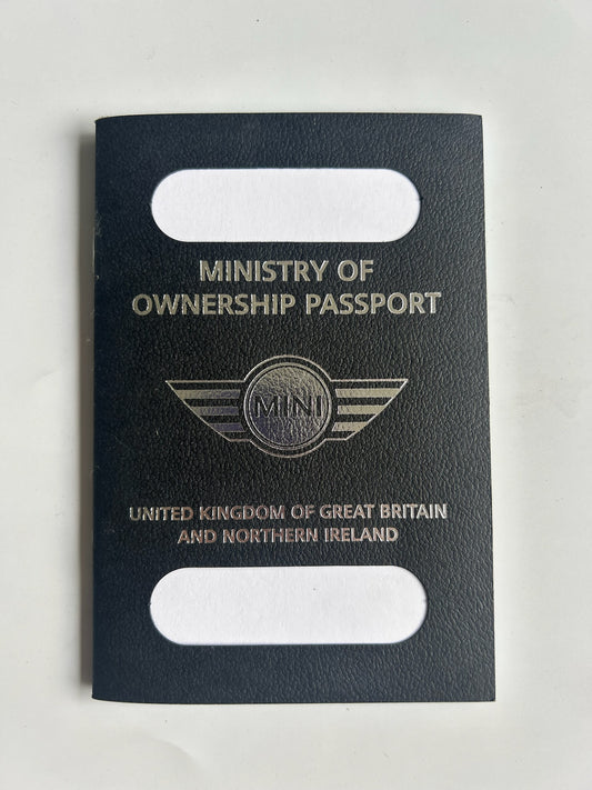 Mini Ministry of Ownership Passport R50 R52 R53 Cooper S JCW Works RARE