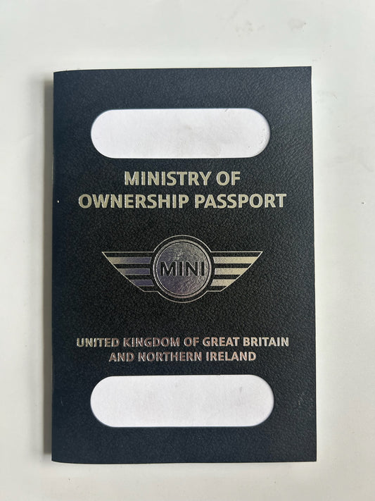 Mini Ministry of Ownership Passport R50 R52 R53 Cooper S JCW Works RARE