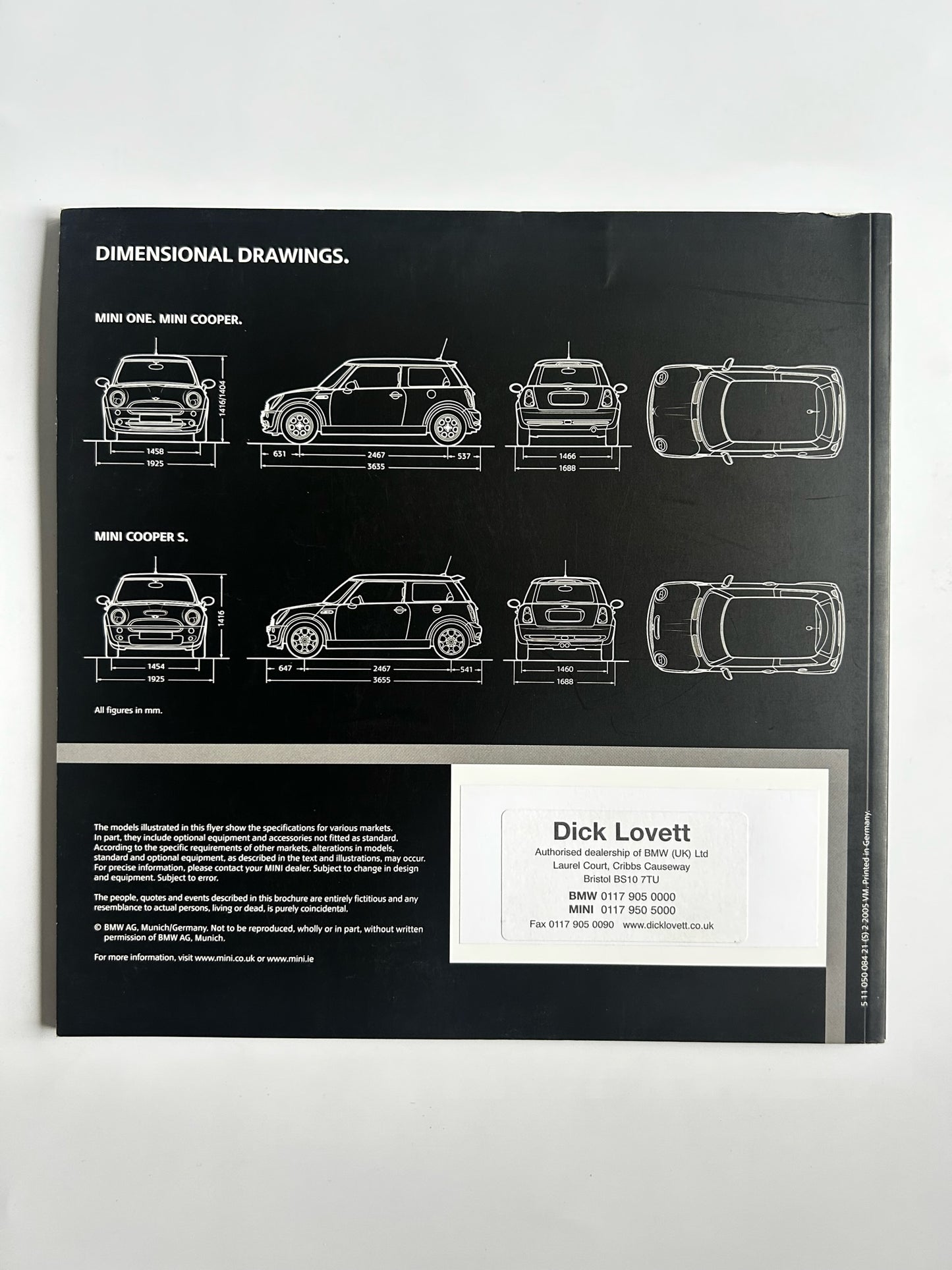 Mini Seven / Park Lane / Checkmate Brochure UK Market Feb 2005 R50 R53