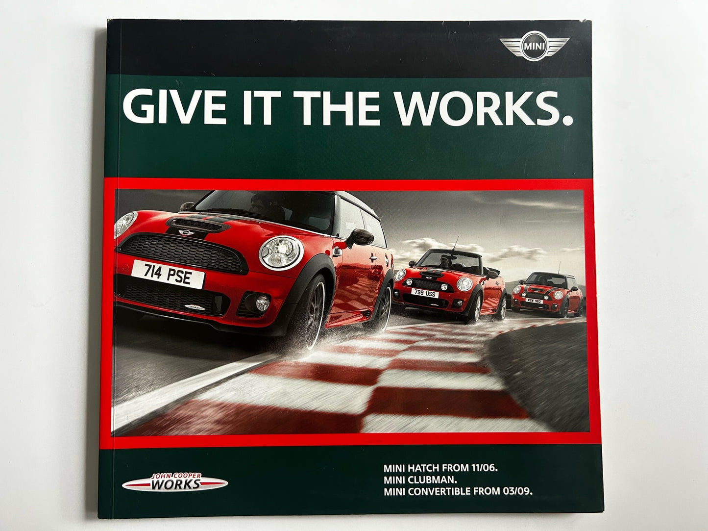 Mini John Cooper Give it the Works Tuning Brochure UK Market March 2009 R56