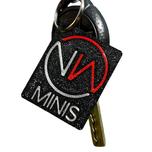 NW Minis QR Keyring