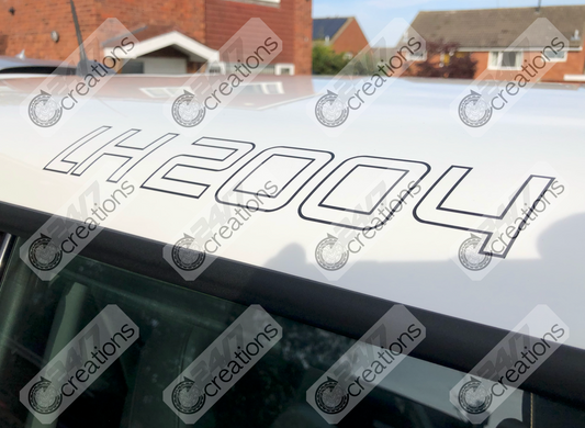 Mini Cooper Personalised GP Style Custom Roof Decals R50 R52 R53 JCW S Works