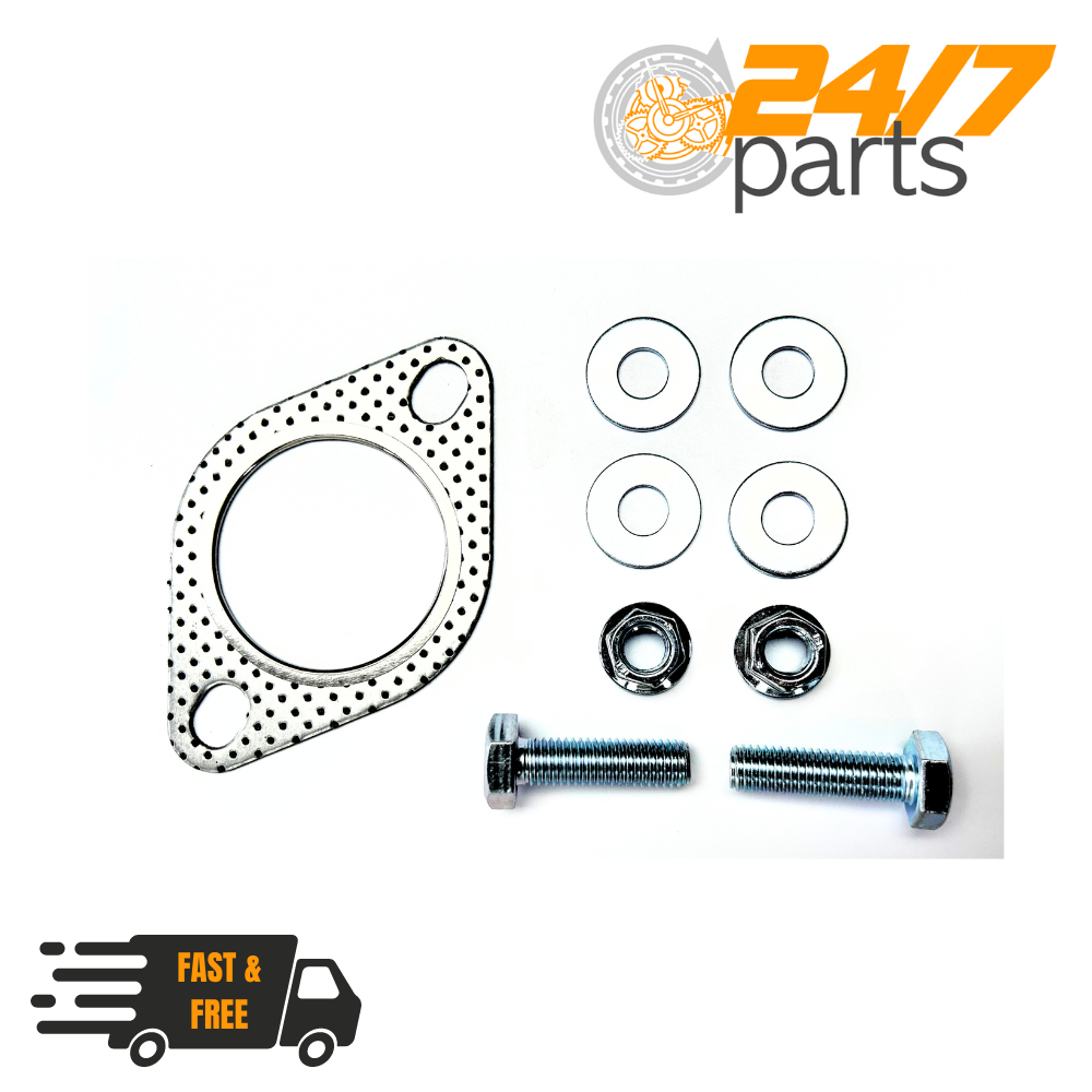 2.0" Inch 51mm Exhaust Flange Gasket & Bolt Kit Set