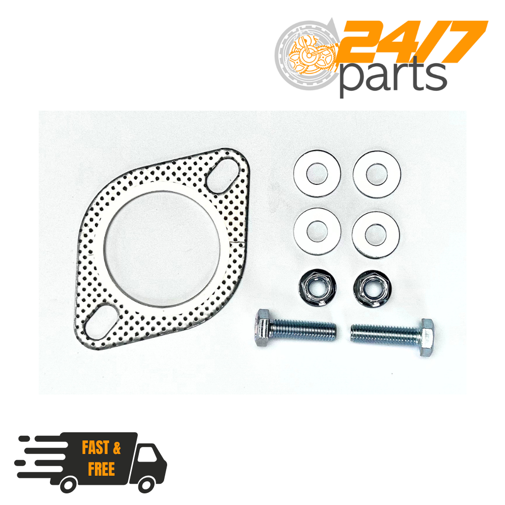 2.36" Inch 60mm Exhaust Flange Gasket & Bolt Kit Set