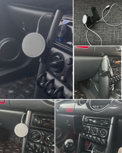 Mini Cooper RHD Phone Holder/Charger iPhone MagSafe R50 R52 R53 S JCW Works