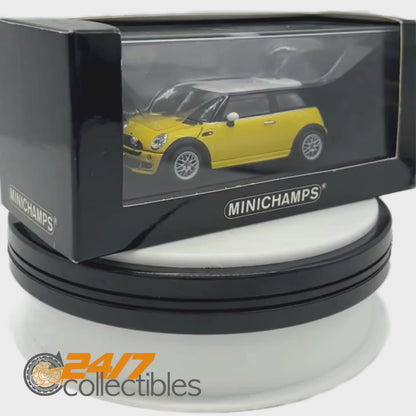 Minichamps 1/43 Scale 2002 Mini One with Aero Package R50 Liquid Yellow
