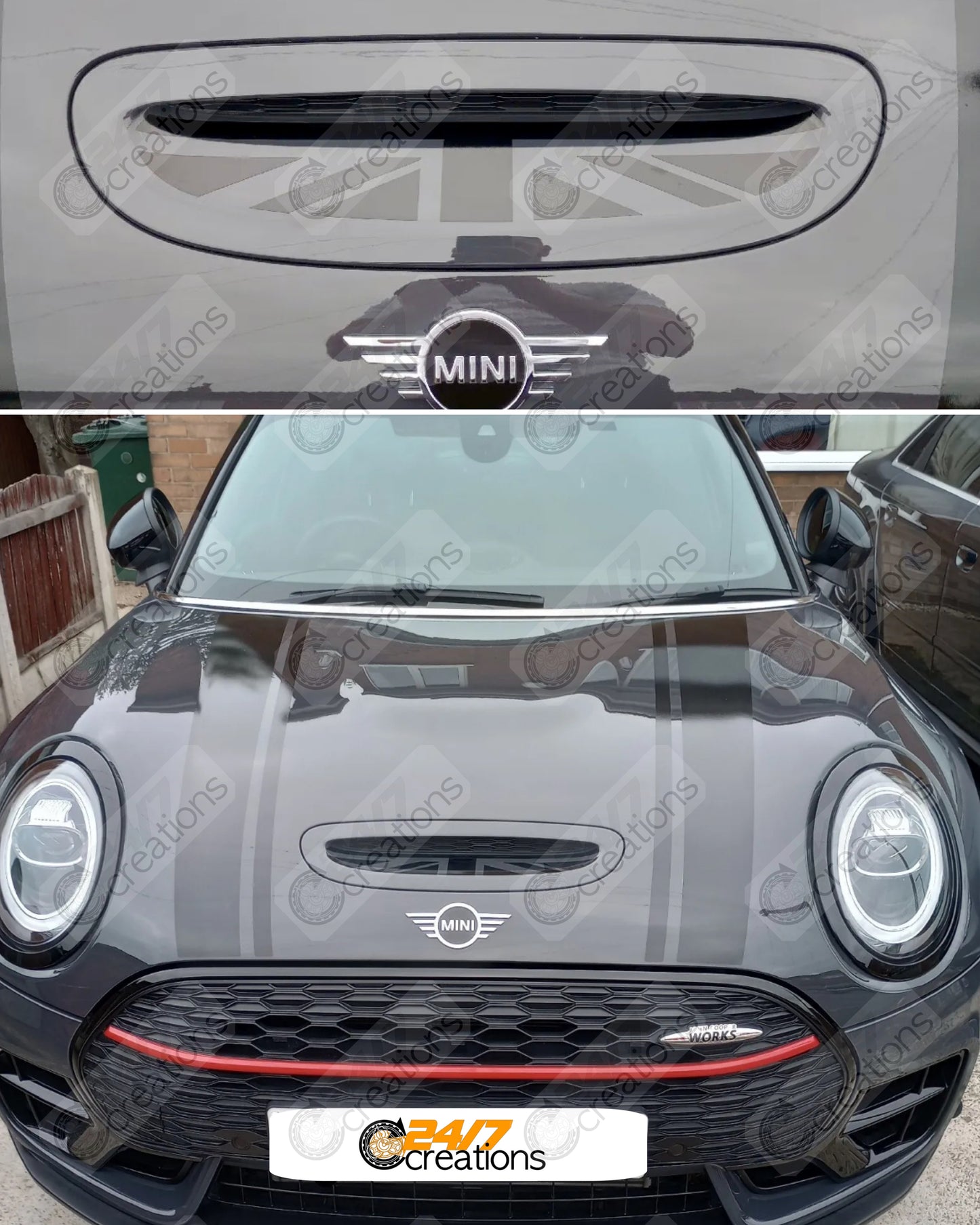 Mini Cooper GP Style Bonnet Scoop Insert Decal F54 F55 F56 F57 JCW S Works